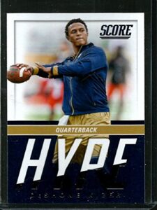 2017 score hype #5 deshone kizer notre dame fighting irish football nm-mt