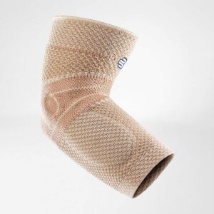 bauerfeind - epitrain - elbow support - targeted compression for chronic elbow pain - size 4 - color nature