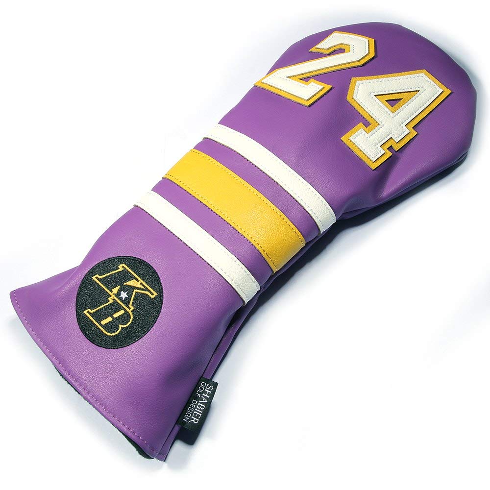 SHABIER Golf Sports Style Golf Wood Club Headcover Driver Cover for Taylormade M5 M6 Driver (Purple 24 Driver Cover)