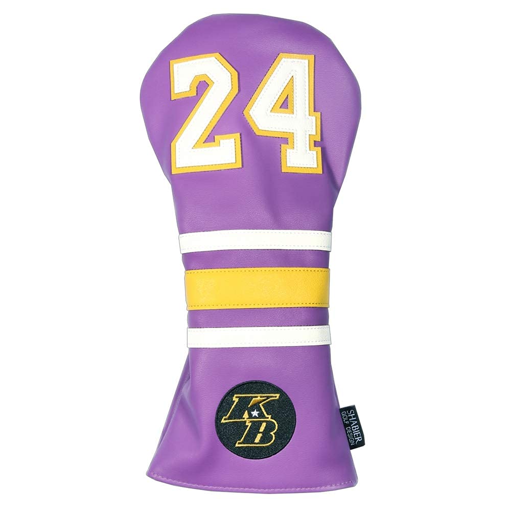 SHABIER Golf Sports Style Golf Wood Club Headcover Driver Cover for Taylormade M5 M6 Driver (Purple 24 Driver Cover)