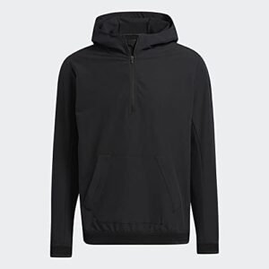 adidas Golf Men's Adicross Anorak Hoodie, Black, Large