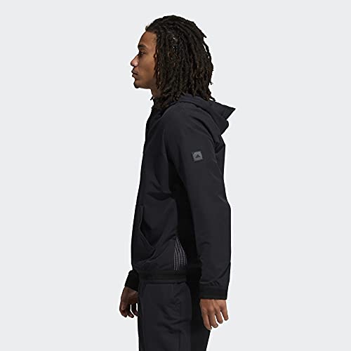 adidas Golf Men's Adicross Anorak Hoodie, Black, Large