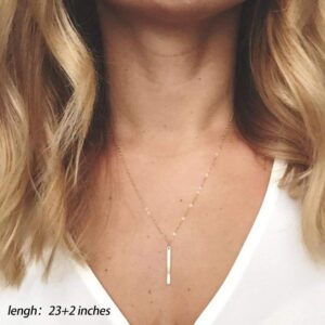 Gold Triangle Layered Necklaces for Women - Layered Necklace Skinny Bar Stacking Necklace Gold Necklace for Women Triangle Necklace Layer Necklace Multi Bar Layered Necklaces for Women Gold Jewelry