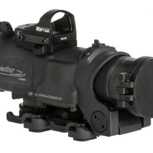 ELCAN SpecterDR 1x/4x Dual Role Optical Sight, 5.56 Ballistic Reticle with Anti-Reflection Device & Flip Covers (DFOV14-C1-X4)