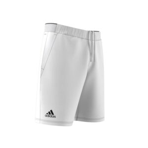 adidas Men's Club Stretch-Woven Tennis Shorts, White/Black, Small