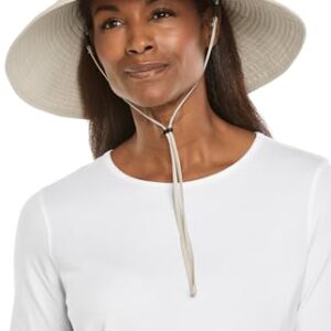 Coolibar UPF 50+ Women's Cyd Travel Beach Hat - Sun Protective (One Size- Sand)