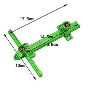 AMEYXGS Archery Recurve Bow Sight Accessories T Shape Archery Shooting Target Sight Adjustable Bowsight with 0.059" Optical Fiber Single Pin Bow Sight for Target Practice (Black)