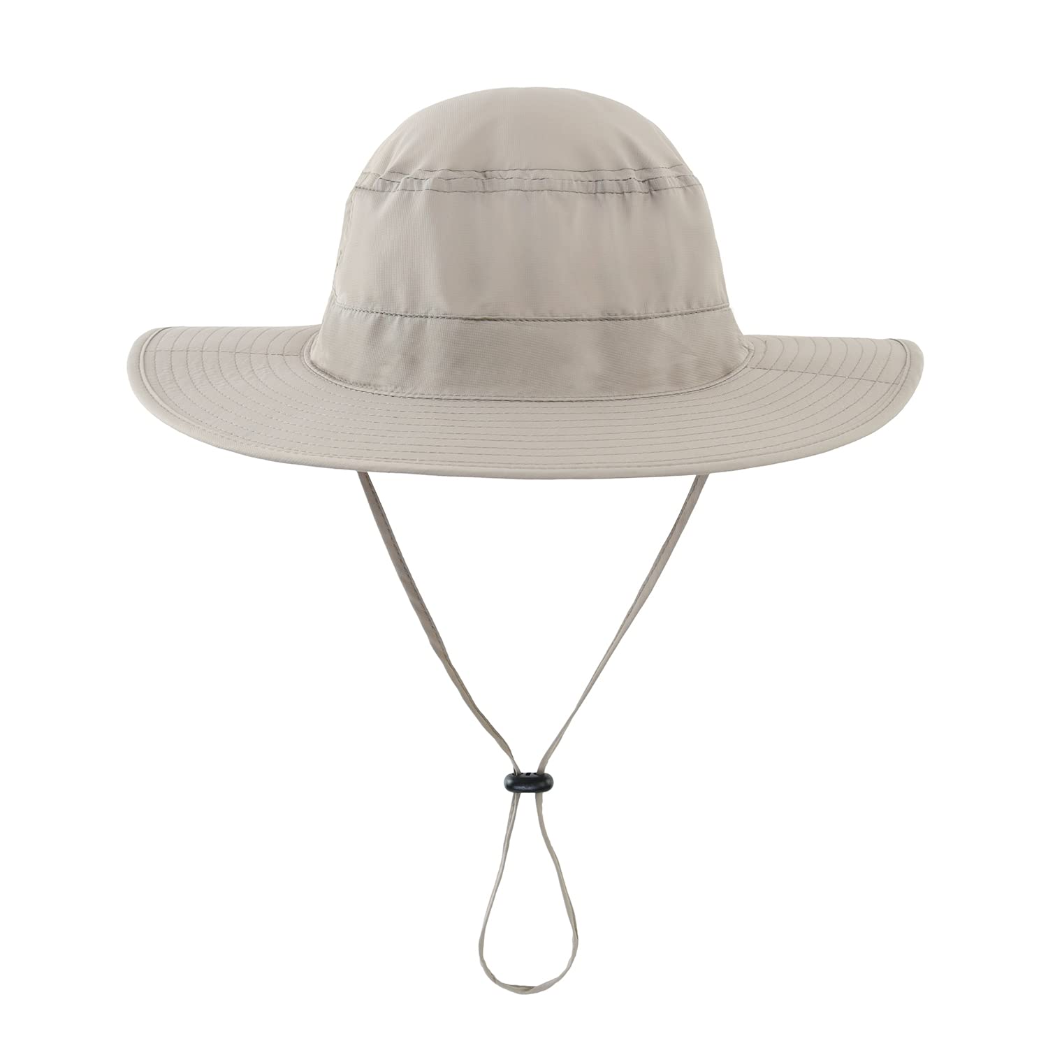 Home Prefer Mens Sun Hat with Neck Flap Quick Dry UV Protection Caps Fishing Hat (Ash Grey)