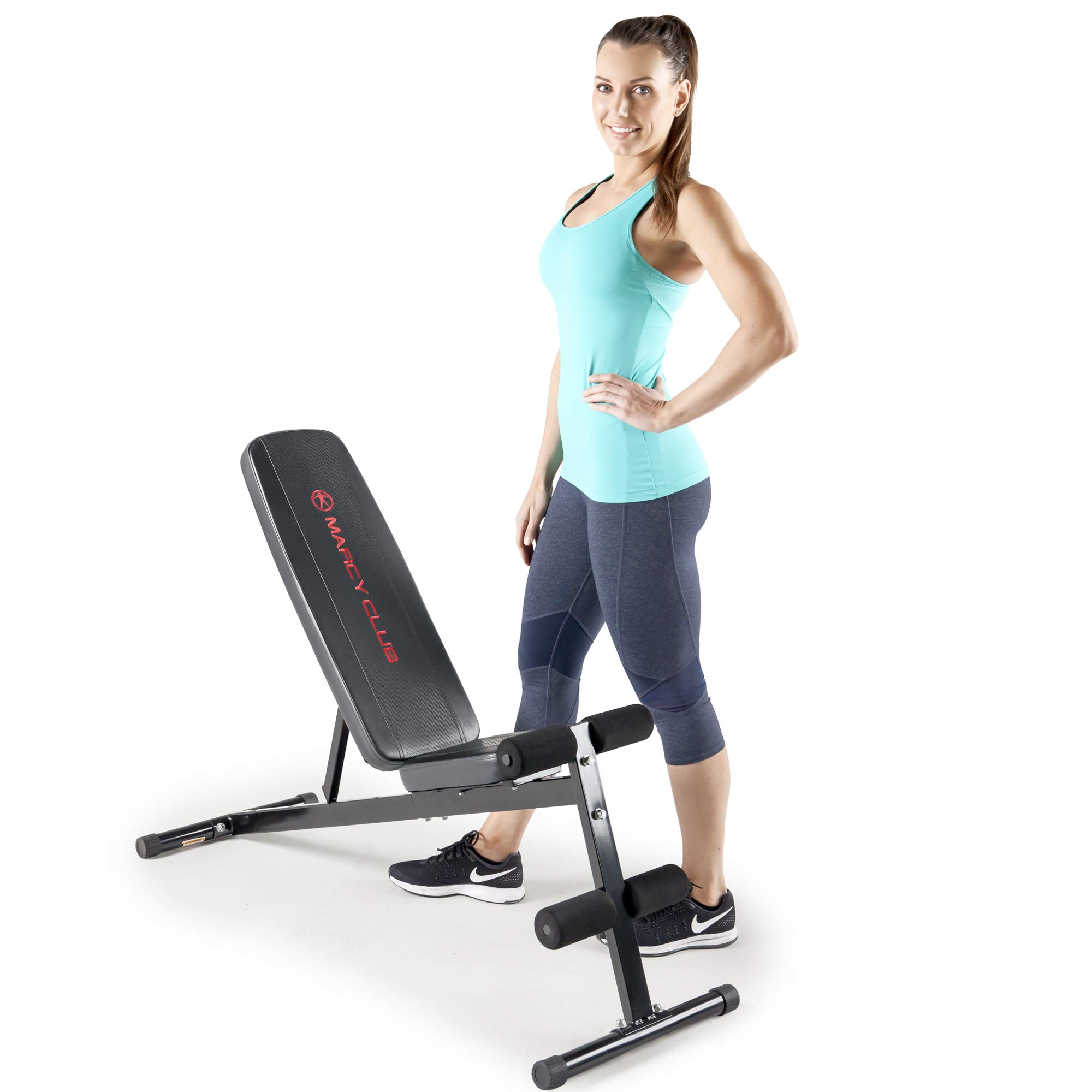 Marcy Adjustable Utility Weight Bench with Incline, Flat & Decline Positions MKB-211