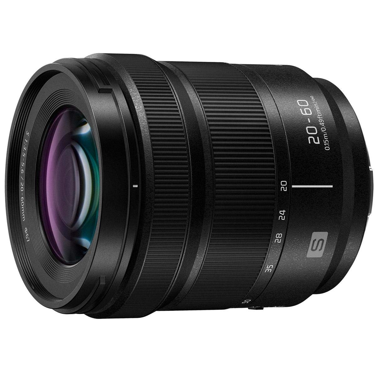 Panasonic LUMIX S 20-60mm F3.5-5.6 L Mount Interchangeable Lens for LUMIX S Series Mirrorless Full Frame Digital Cameras – S-R2060 (USA)