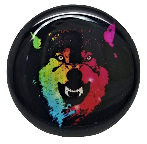 Pierced Republic Multi-Color Wolf Ear Plugs - Acrylic Screw-On - 10 Sizes - *Pair* (1/2" (12mm))