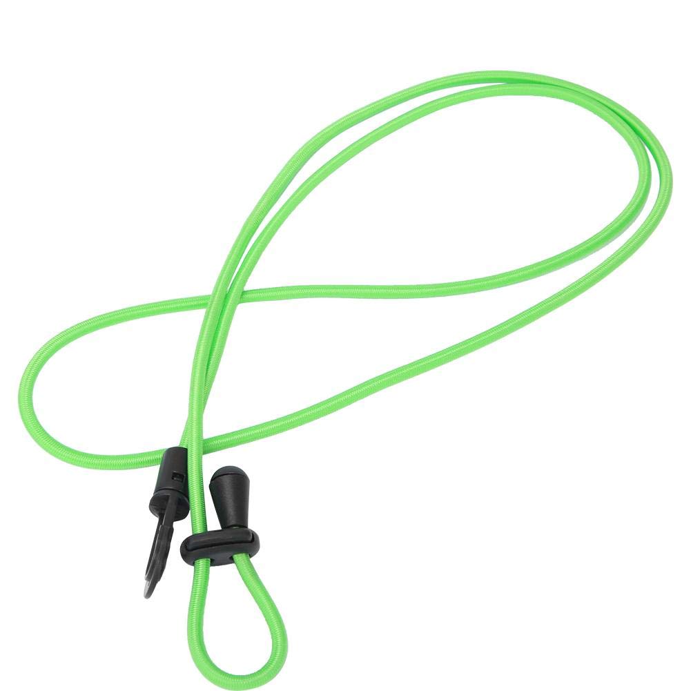 VBESTLIFE Life Kayak Paddle Leash, 50in Bungee Rope Fishing Rod Leash Cord Canoe Paddle Leash(Green)