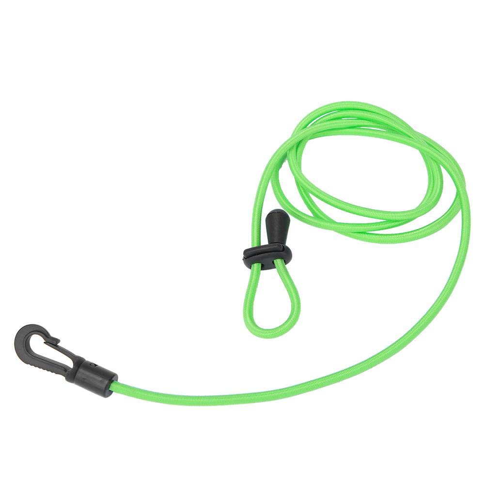 VBESTLIFE Life Kayak Paddle Leash, 50in Bungee Rope Fishing Rod Leash Cord Canoe Paddle Leash(Green)