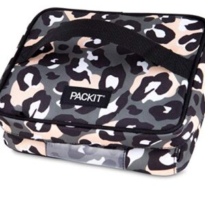 PackIt Freezable Breastmilk & Formula Cooler, Wild Leopard Gray