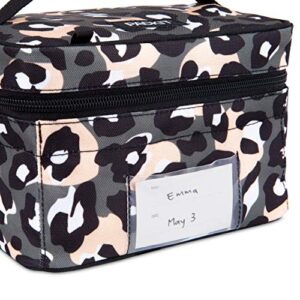 PackIt Freezable Breastmilk & Formula Cooler, Wild Leopard Gray