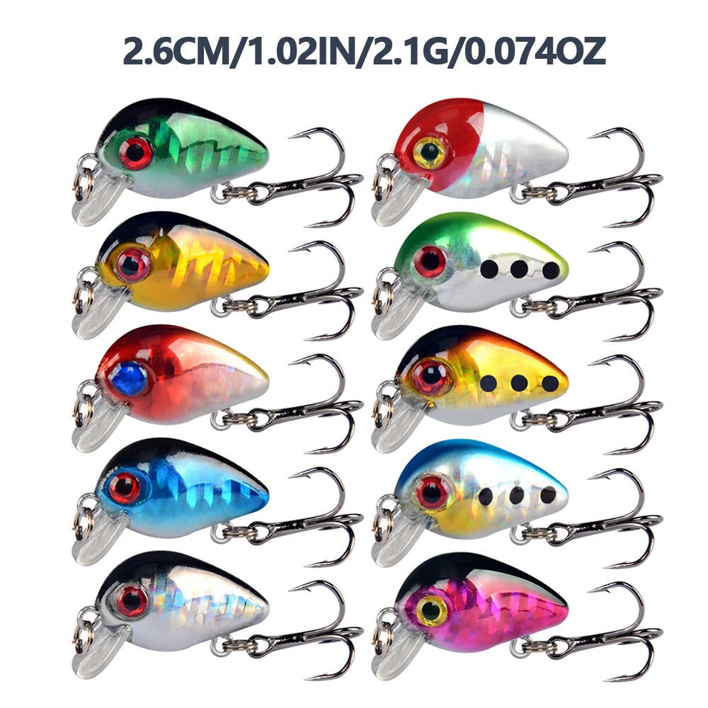 Aneew Bulk 56 Pack Topwater Fishing Bass Lures Kit Tackle Crankbait Swimbaits Jerkbaits Minnow Popper Pencil Vib Hard Baits Trout Pike Musky Walleye Perch Treble Hook Freshwater Saltwater