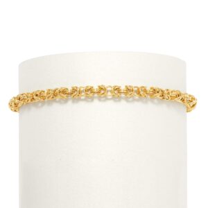 Ross-Simons 18kt Yellow Gold Byzantine Bracelet. 7 inches