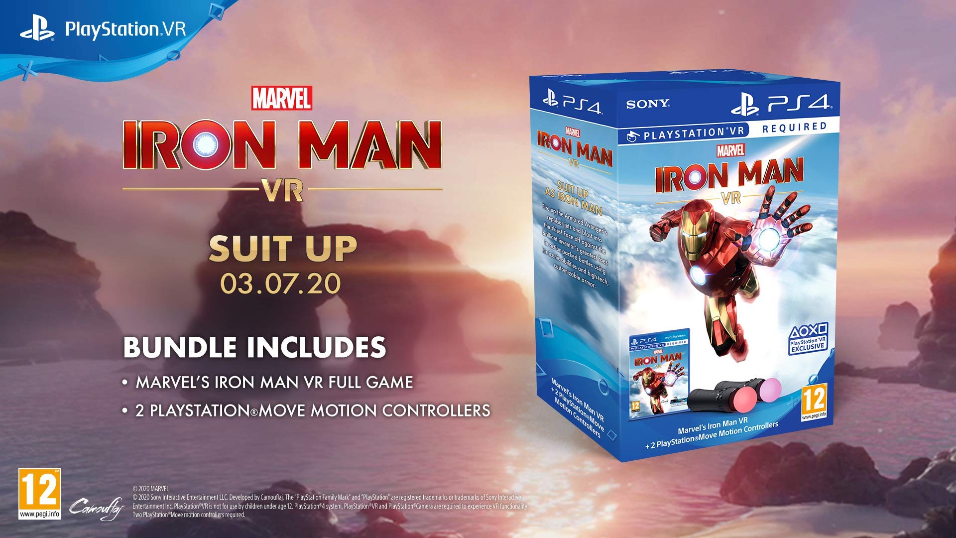 Marvel’s Iron Man VR PlayStation Move Controller Bundle (PSVR Required)