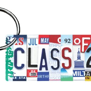 Class of 2023 License Plate Keychain, Made in USA, Class of 2023 gift, Class of 23 gift, Teen Gift, Class of 23 keychain