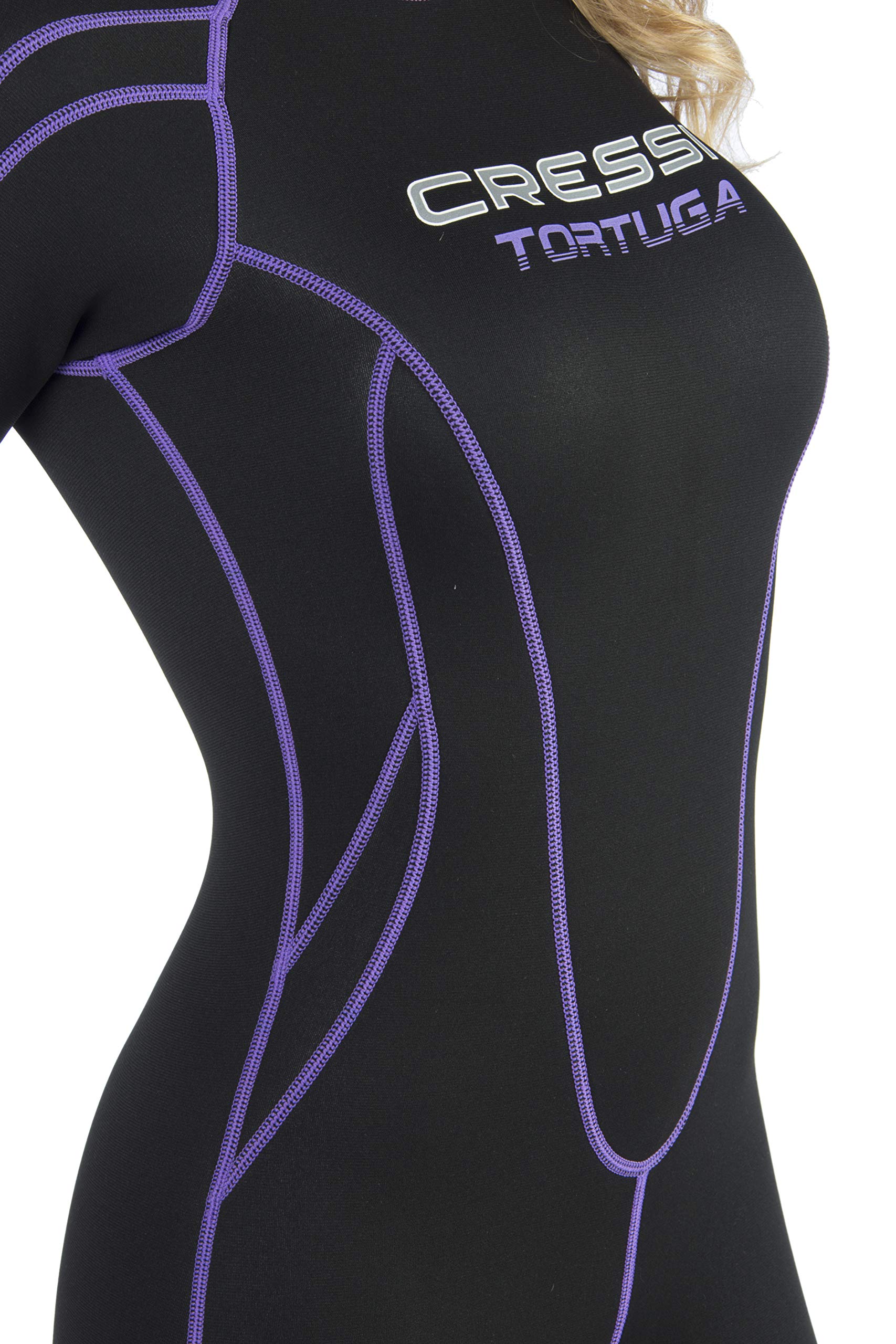 Cressi Tortuga 2.5 mm Lady, Black/Lilac, XL