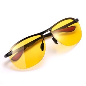 YIMI Polarized Photochromic Driving z87 Sunglasses For Men Women Day and Night safety glasses (photochromic/Yellow)