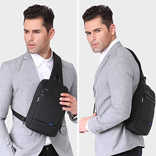 VGOAL Backpack Shoulder Crossbody Chest Bag for Men with USB Charging Port