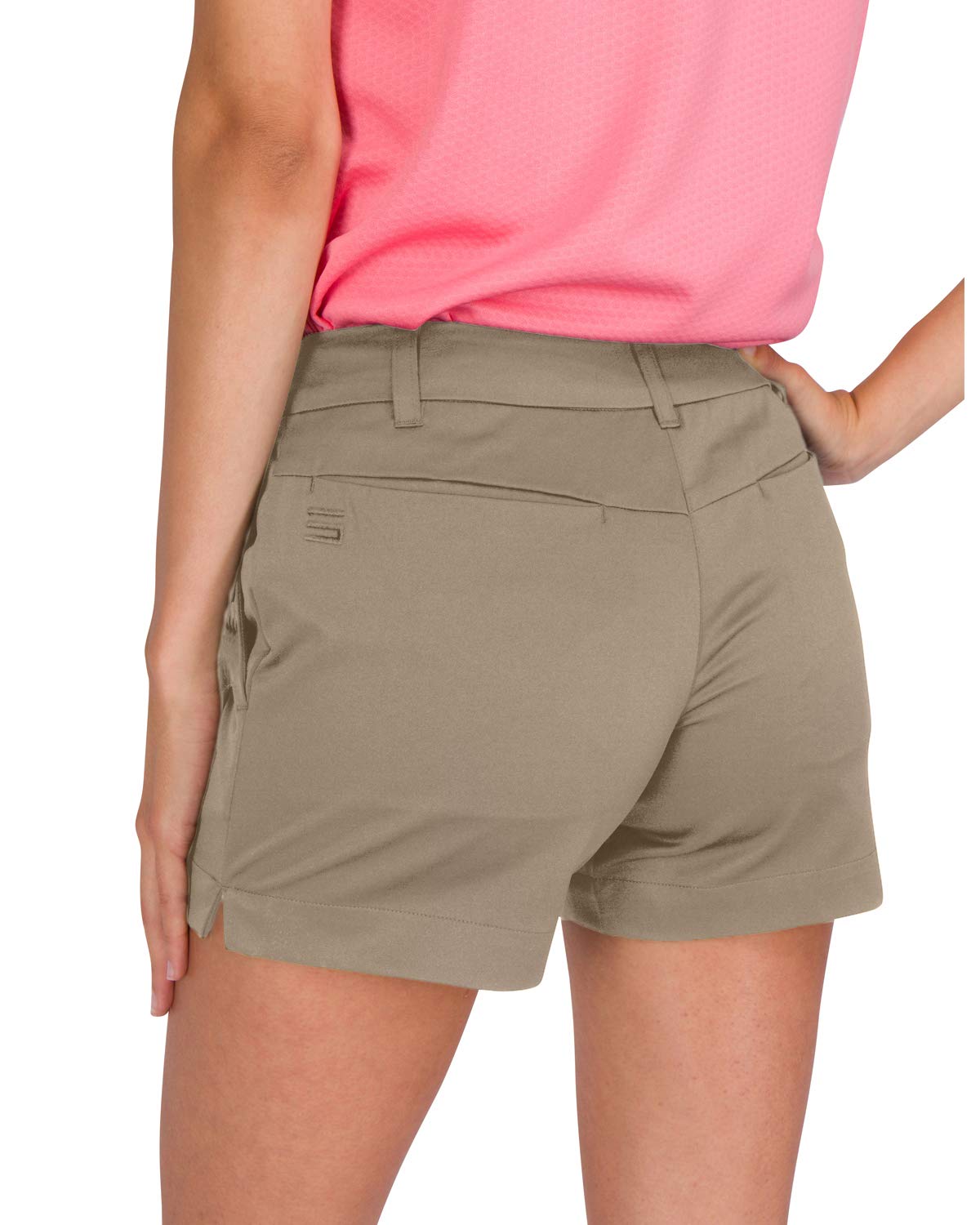 Three Sixty Six Womens Golf Shorts 4 ½ Inch Inseam - Quick Dry Active Shorts with Pockets, Athletic and Breathable