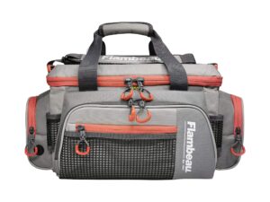 evolution outdoors fl30006: 5007 pro-angler zerust tackle bag (grey/red) - includes 3 trays