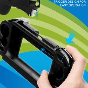 L2 R2 Trigger Hand Grip Shell Controller Protective Case for Sony PS Vita 1000 (Black)