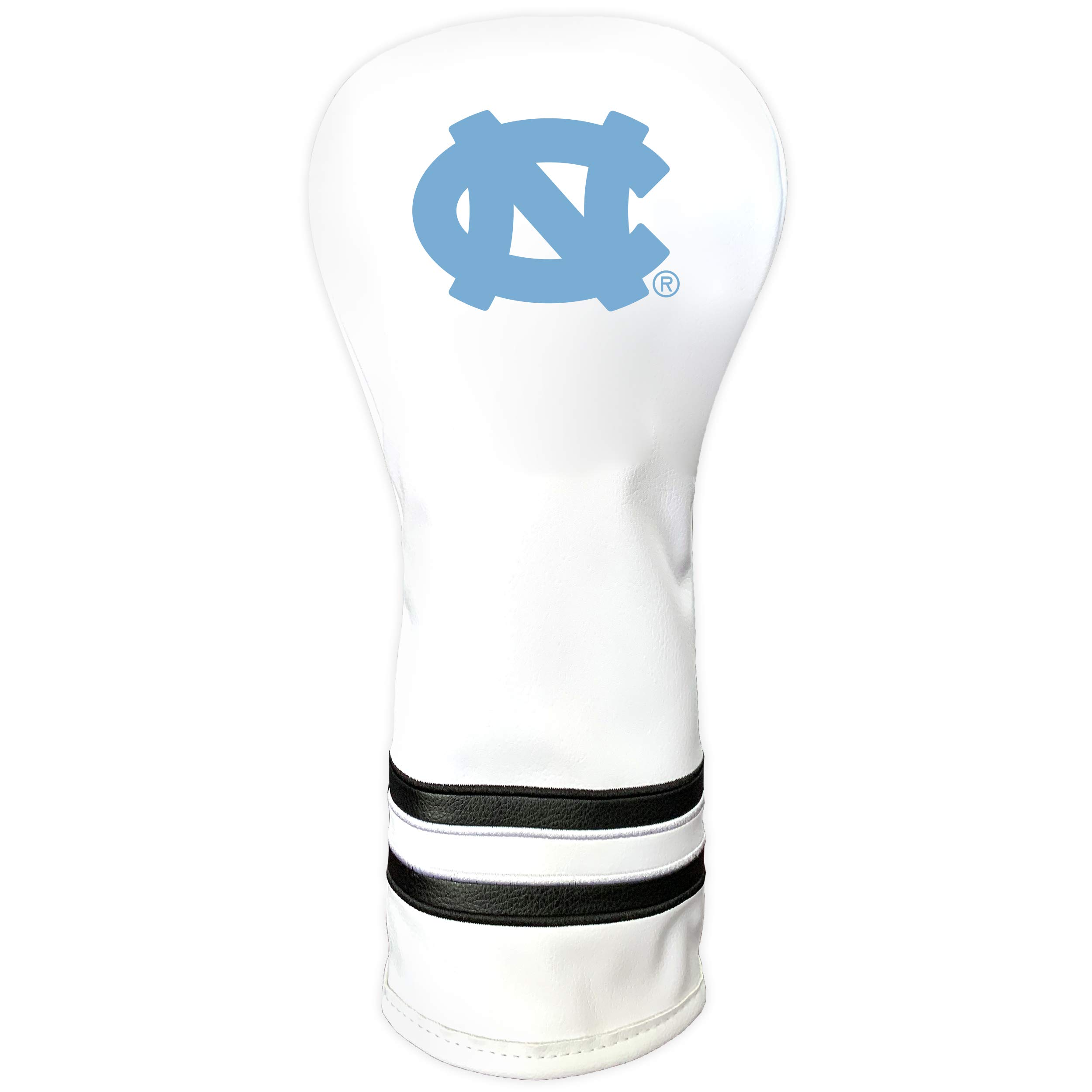 Team Golf NCAA North Carolina Tar Heels White Vintage Fairway Head Cover White Vintage Fairway Golf Club Headcover, Form Fitting Design, Retro Design