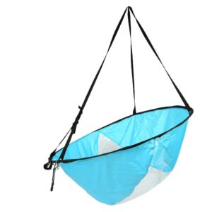 vgeby foldable kayak sail 108cm foldable kayak wind paddle board sail down wind kayak sail with clear window(blue)