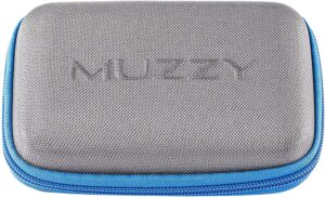 muzzy broadheads and accessory case, grey/blue (601)