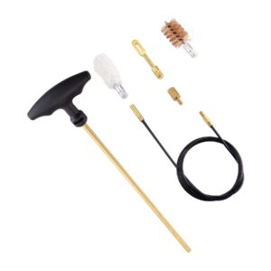 Raiseek Shotgun Cleaning Kit for 12 and 20 Gauge Gun Cleaning Kit Bronze Bristles Brush and Cotton Mop