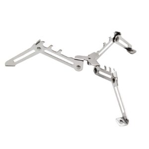 MCAMPAS 304 Stainless Steel Universal Canister Stand Folding Bracket for Butane Camping Bottle