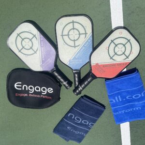 Engage Pickleball Encore Pro Pickleball Paddle - Pickleball Paddles with Polymer Core - USAPA Approved Pickleball Paddles Pickleball Rackets for Adults - Standard (Sky Blue)