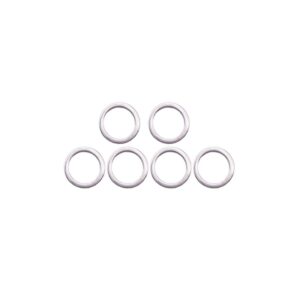 6 Pcs 90430-14M09-00 90430-14228-00 Engine Oil Drain Plug Gasket for Yamaha Outboard F100 F115 F150 F15