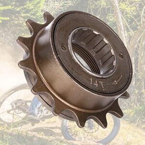 Single Speed Freewheel 14T Single Speed Freewheel Flywheel Bike Accessory for Mountain Road Folding