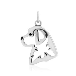 Dazzling Paws Jewelry Sterling Silver Bernese Mountain Dog Pendant Only