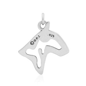 Sterling Silver Bull Terrier Pendant Only