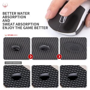 Hotline Games HOTLINEGAMES New 2.0 DIY Version Mouse Anti Slip Grip Tape for Gaming Mouse Skins,Sweat Resistant,Cut to Fit,Easy to Apply,Professional Mice Upgrade Kit