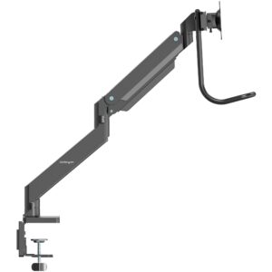 StarTech.com Desk Mount Dual Monitor Arm with USB & Audio - Slim Adjustable Dual Monitor VESA Mount for up to 32" (17.6lb/8kg) Displays - Ergonomic Articulating - C-Clamp/Grommet (ARMSLIMDUAL2USB3)