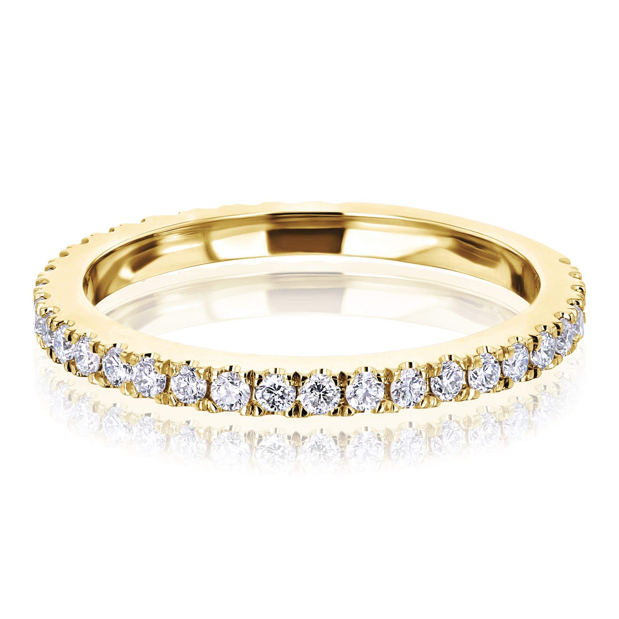 Kobelli Lab Grown Diamond Near Eternity Ring - white-gold / 4.5