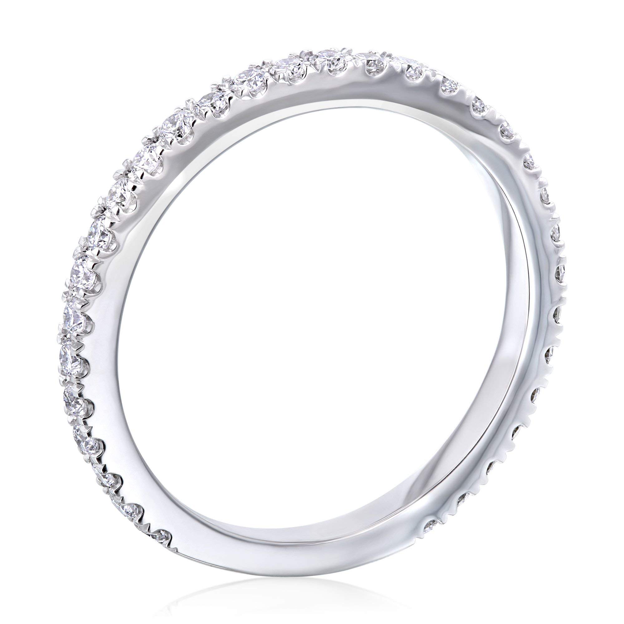 Kobelli Lab Grown Diamond Near Eternity Ring - white-gold / 4.5