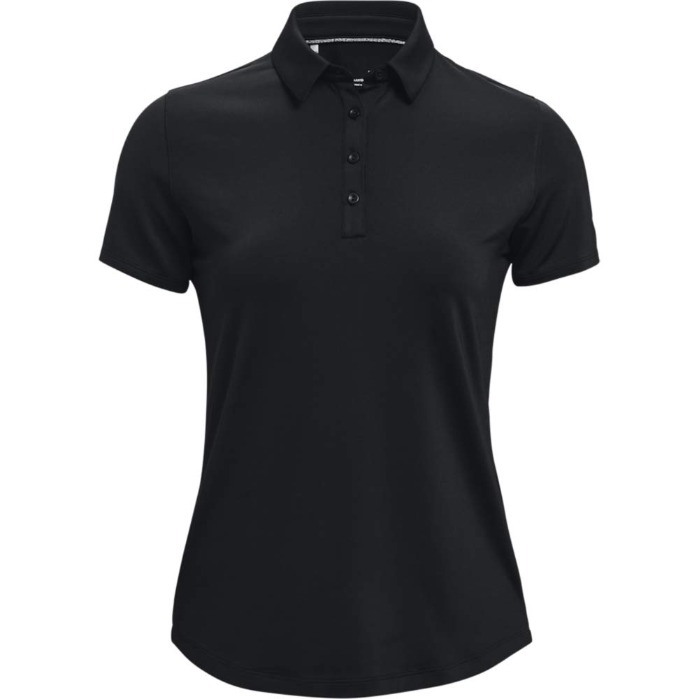 Under Armour Zinger Short Sleeve Golf Polo, Black (001)/Black, X-Small