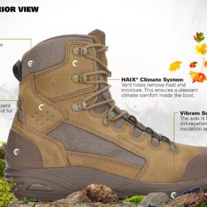 HAIX Scout 2.0 Hiking Boots, Medium Width, Long Lasting Durability Waterproof Hiking Shoes With Anti Slip Sole, Size 13