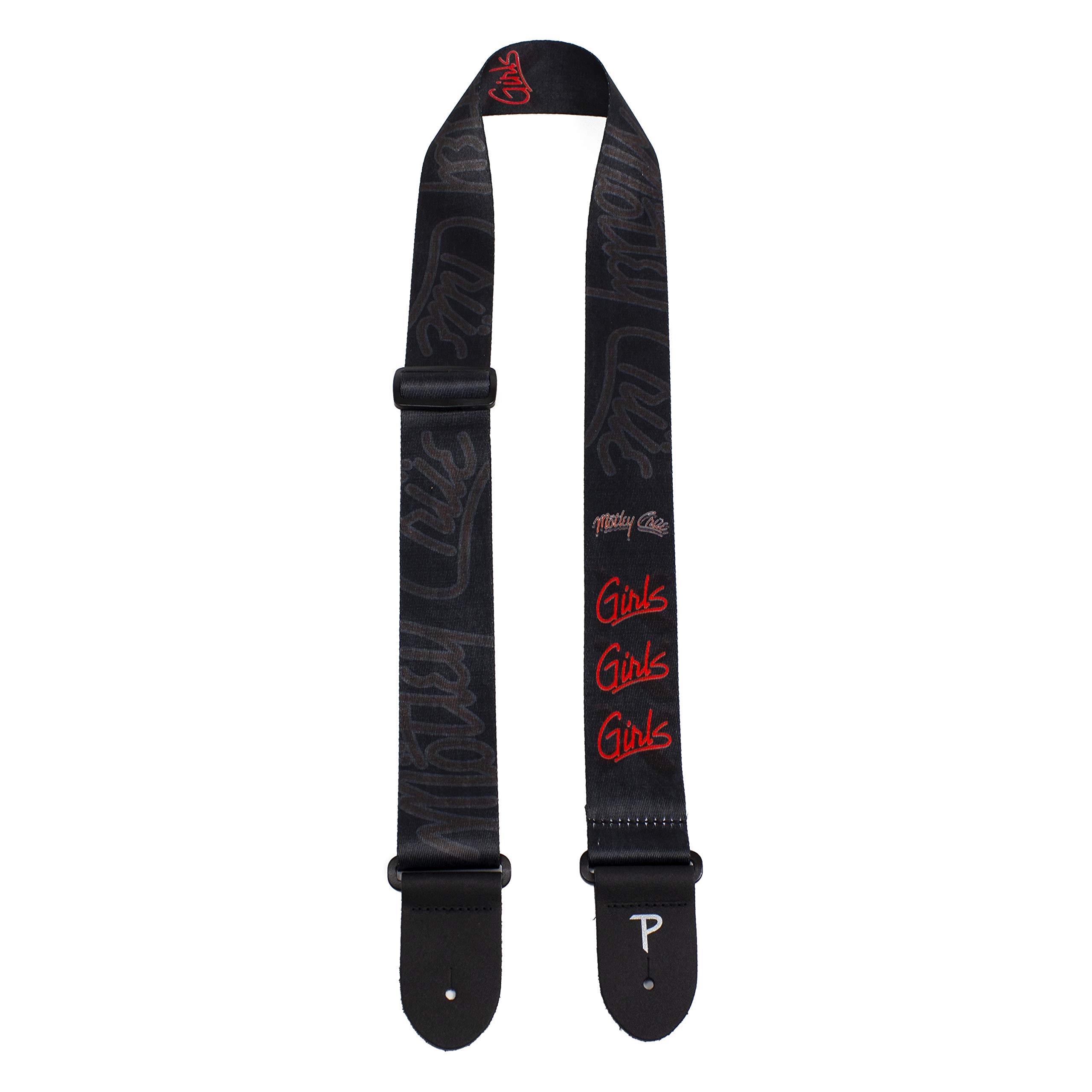 Perri's Leathers Ltd. - Motley Crue Official Licensed Polyester Guitar Strap - Adjustable Guitar Strap from 39" to 58" for Electric, Bass, Acoustic Guitar (LPCP-8262)