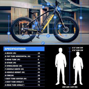 MZZK Electric Bikes for Adults 750W BaFang Motor Ebikes 26" Fat Tire Mountain Electric Bicycle, 25+MPH, Snow Beach E-Bike with Removable 48V Larger Battery 7-Speed UL