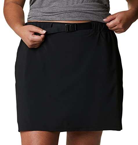 Columbia Women's Pleasant Creek Skort, Black, Large