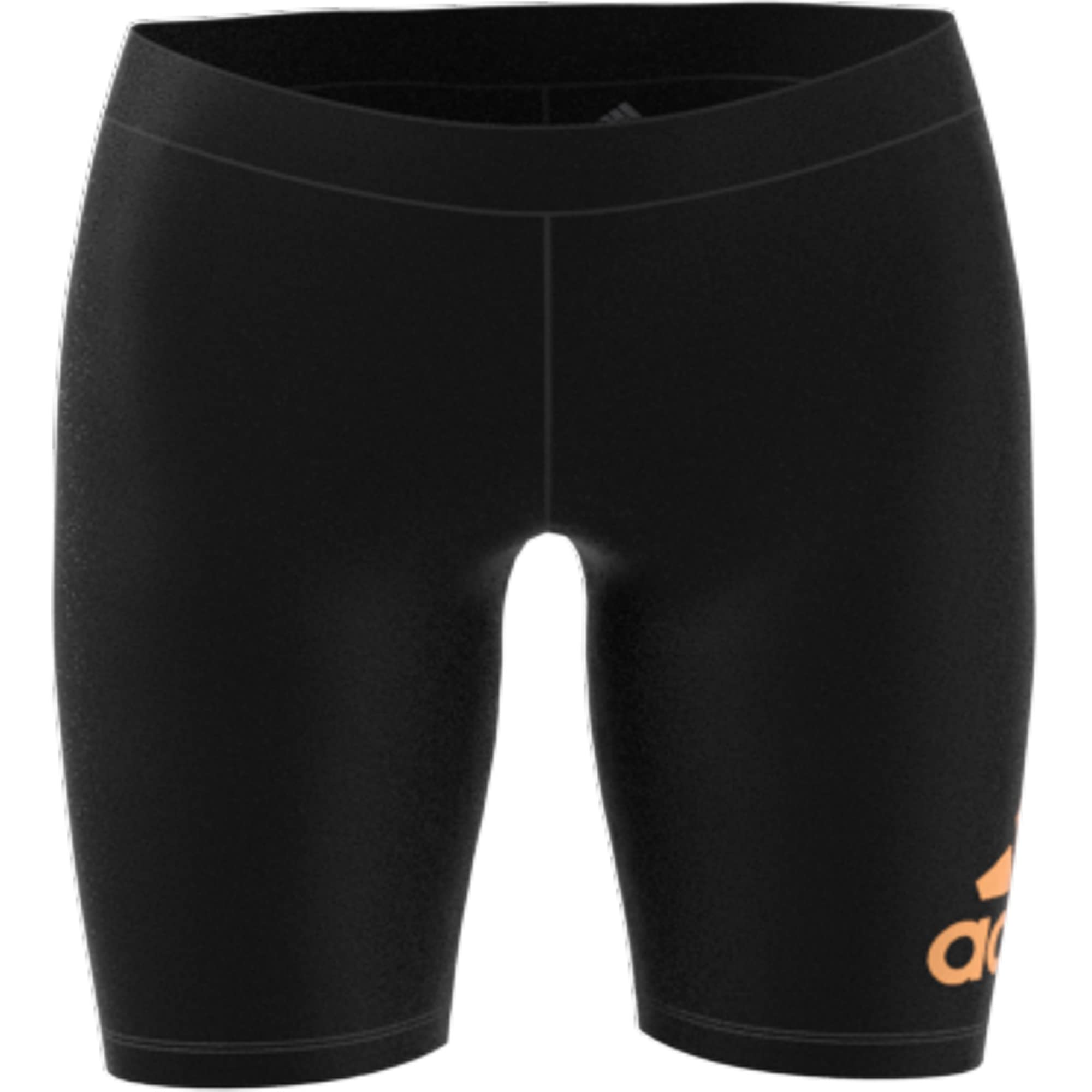 adidas Women's Gradient Logo Bike Shorts, Black, X-Small