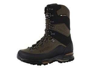 zamberlan 981 wasatch gtx rr 11" hunting boots nubuck leather brown men's 11.5 d